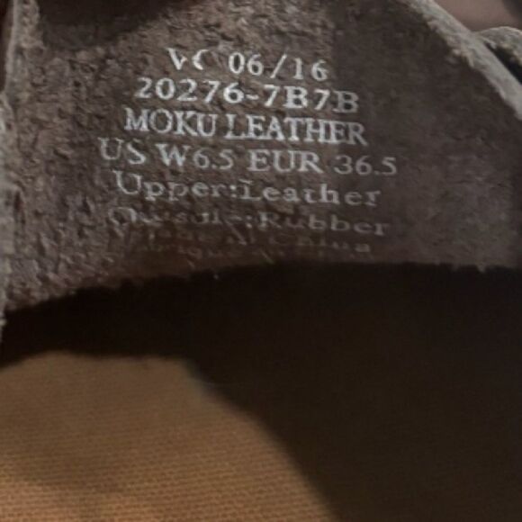 Olukai Moku Dede Leather Loafer Boat Shoe Convertible Back Tan Womens Sz 6.5 - Picture 6 of 6